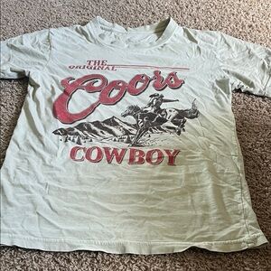 Coors Cowboy Graphic T-Shirt